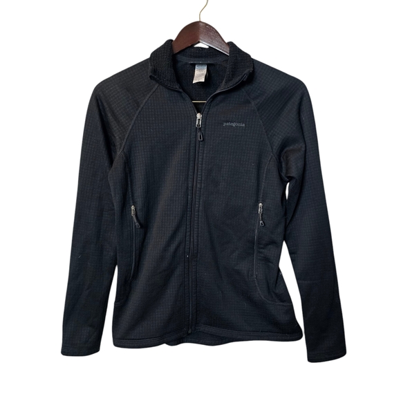 Patagonia Grid Fleece Jacket - Women’s - Black - Full-Zip - Outdoor - Hiking - Picture 2 of 5